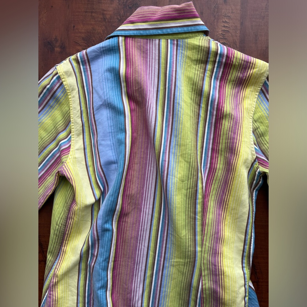 Etro button up blouse bright colors size IT 40/S - Picture 5 of 11